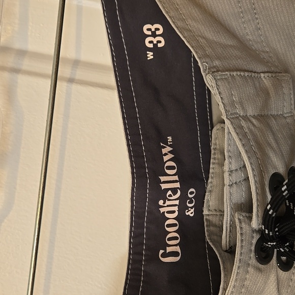 Goodfellow & Co, Shorts, Bermuda, Striped, Teal, Ombre, Lightweight, Velcro Fly - Picture 3 of 10